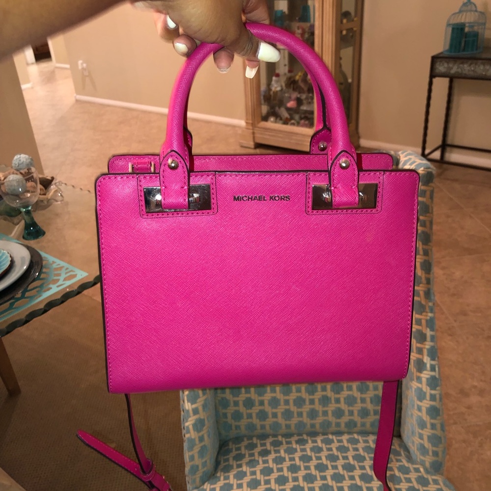 Pink Michael Kors Satchels